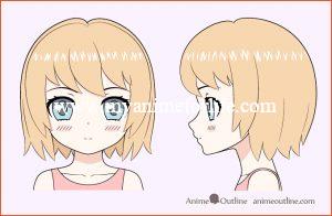 Step by Step Draw a Cute Anime Girl 