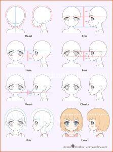 Step by Step Draw a Cute Anime Girl 