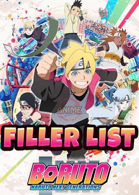 Boruto filler list