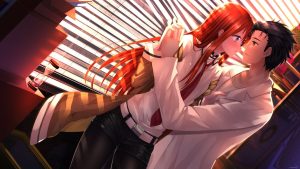 Kurisu and Okabe