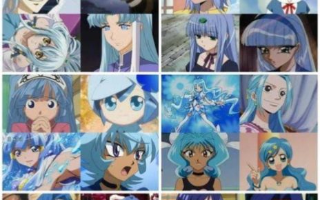 Blue Hair Anime Characters