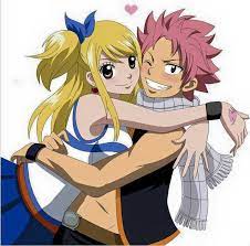 Natsu and Lucy's Hug - Anime Hug