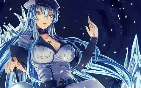 Esdeath – Akame Ga Kill attractive anime girls