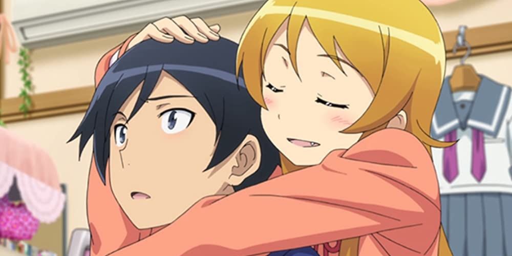 Kirino and Kyosuke in Oreimo.