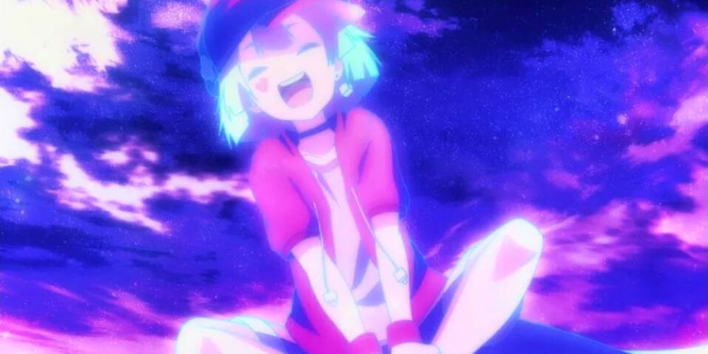 Tet laughing in No Game No Life