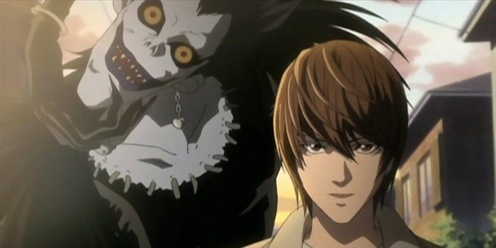 Ryuk and Light from Death Note