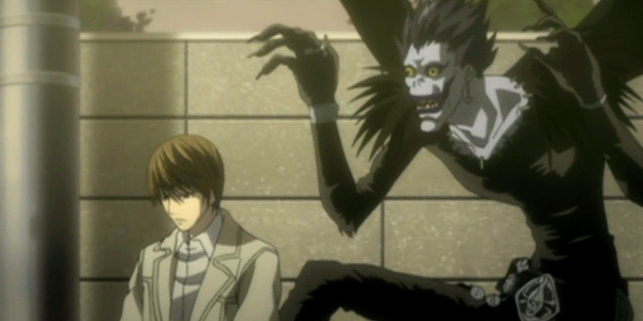 Ryuk and Light from Death Note