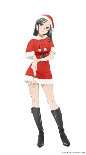 Character design of Miniskirt Santa